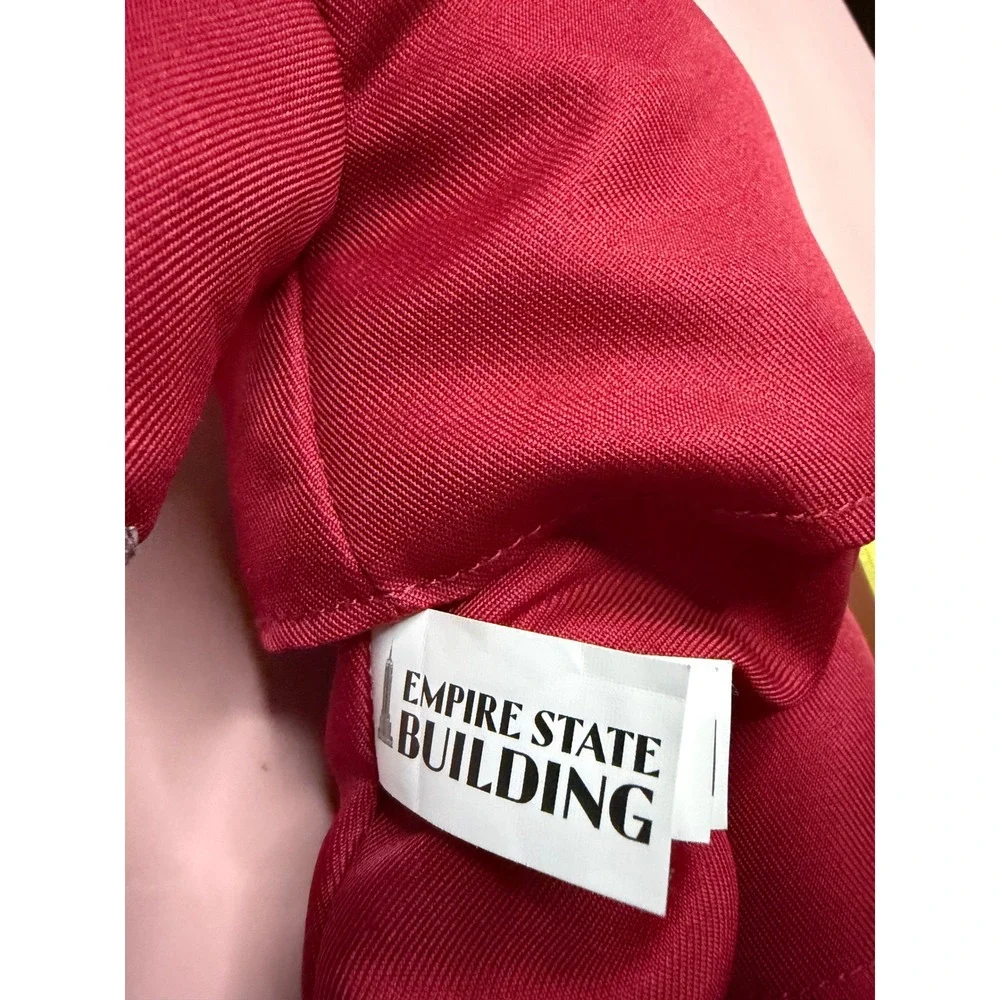 Empire State Building Teddy Bear Plush Red‎ Observatory Uniform Souvenir 11